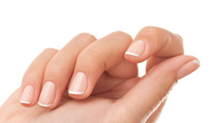 perfekte Nage-Hand